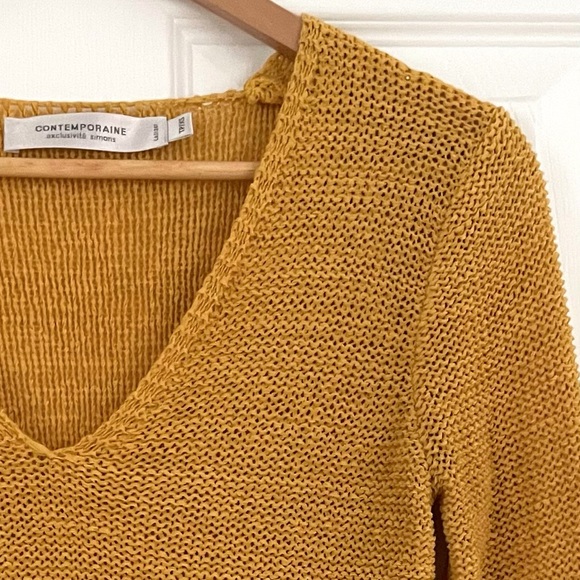 EUC Contemporaine By Simons Knitted Tunic Top Size XS - Picture 4 of 6